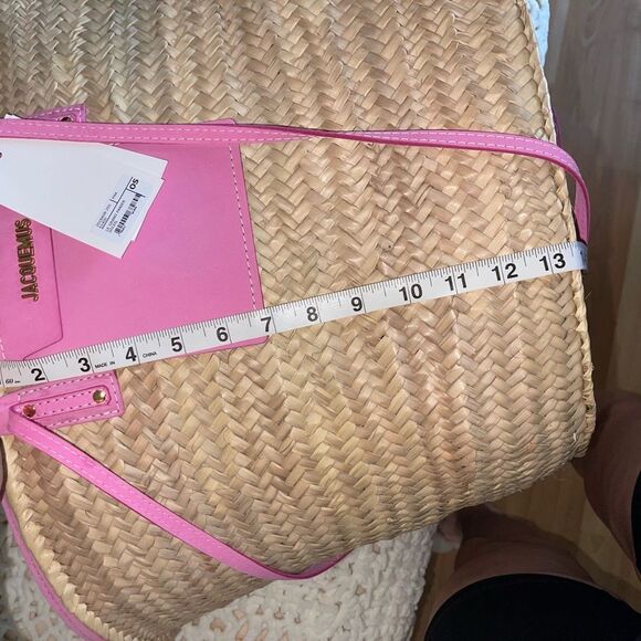 JACQUEMUS Pink Le Grand Panier Soleil Tote Bag JACQUEMUS Le Grand Panier Soleil - Picture 8 of 16